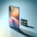 "Low-cost smartphone mimicking iPhone 16 Pro design launched for 6,999 Rupees, showcasing sleek body and modern aesthetic in a vibrant display."