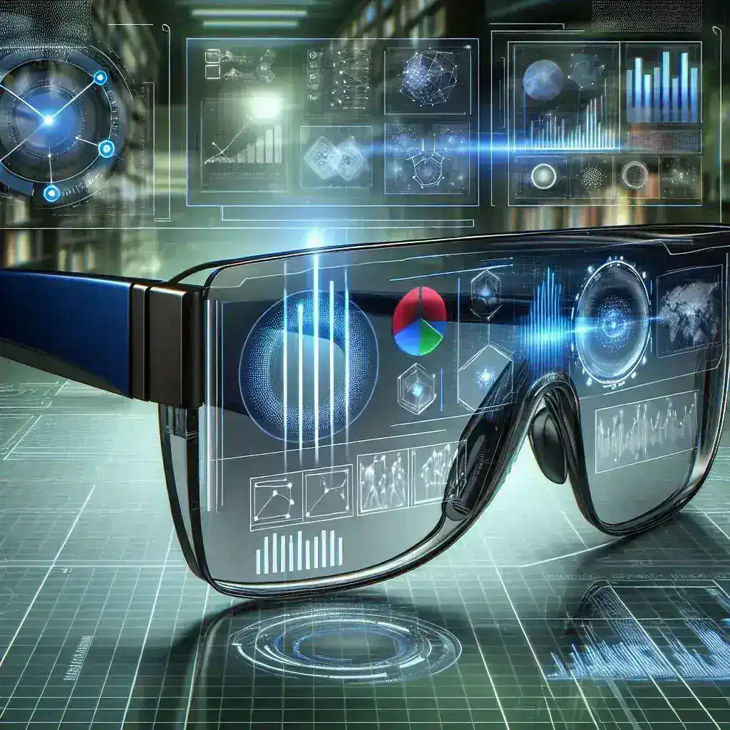 "Lenovo Glasses T2 showcasing advanced augmented reality features for enhanced productivity in modern work environments."