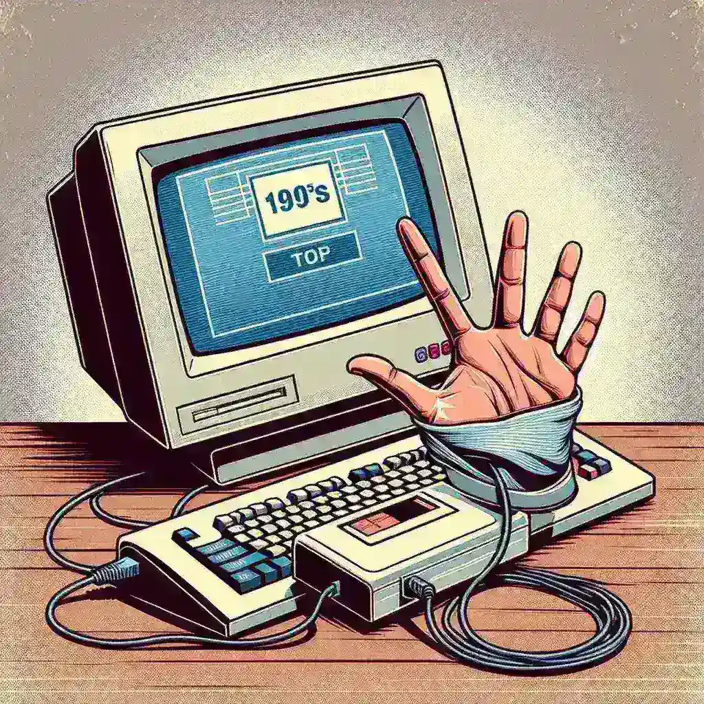 "Image of an old AOL dial-up modem representing the end of an era as AOL officially terminates dial-up internet service after decades."