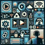 "Person using a computer to download YouTube videos with various tools and software displayed on the screen, illustrating methods and best practices for YouTube video download in a comprehensive guide."