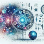 "Astrology chatbot interface showcasing AI integration, blending astronomical cycles with behavioral predictions, highlighting the innovative technology behind personalized astrological insights."