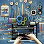 "Key tools for performance budgeting in frontend engineering, showcasing software interfaces and analytics dashboards, highlighting essential features for optimizing web application performance."